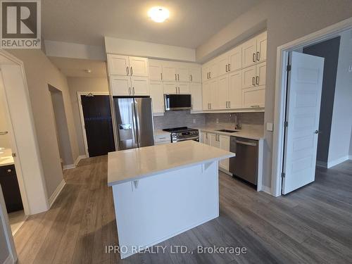 480 Gordon Krantz Avenue, Milton, ON - Indoor Photo Showing Kitchen With Stainless Steel Kitchen With Double Sink With Upgraded Kitchen