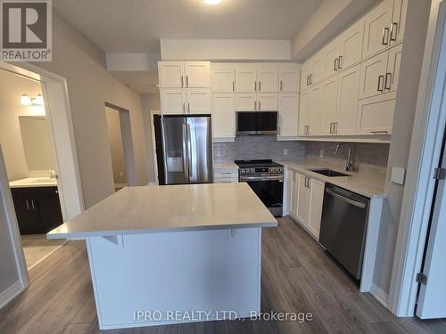 480 Gordon Krantz Avenue, Milton, ON - Indoor Photo Showing Kitchen With Stainless Steel Kitchen With Upgraded Kitchen