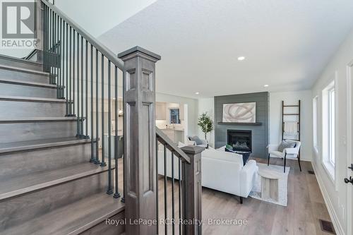 518 Newfoundland Street, Wellington North (Mount Forest), ON - Indoor Photo Showing Other Room With Fireplace