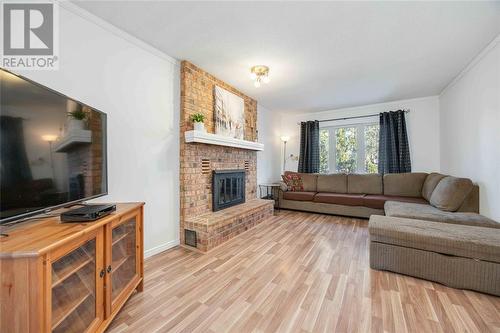 158 Finch Drive, Sarnia, ON - Indoor Photo Showing Living Room With Fireplace