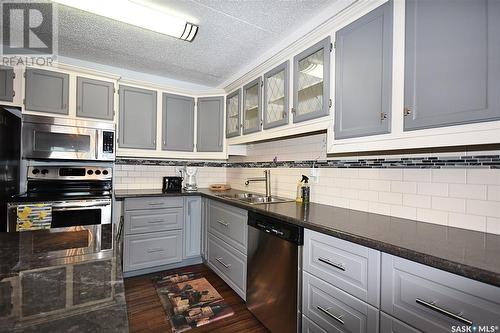 2C 516 River Street E, Prince Albert, SK - Indoor Photo Showing Kitchen With Double Sink With Upgraded Kitchen