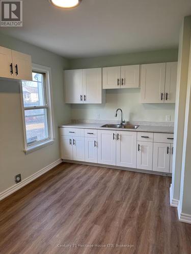 4768 St Lawrence Avenue, Niagara Falls (210 - Downtown), ON - Indoor Photo Showing Kitchen With Double Sink