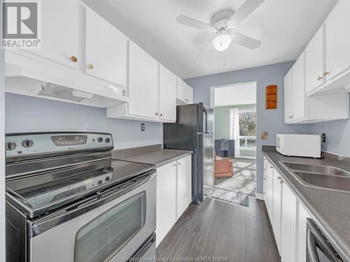 5487 Empress Street Unit# 107, Windsor, ON - Indoor Photo Showing Kitchen With Double Sink