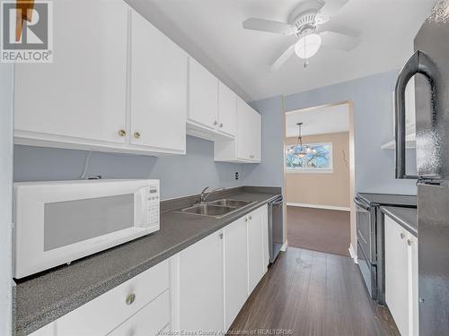 5487 Empress Street Unit# 107, Windsor, ON - Indoor Photo Showing Kitchen With Double Sink