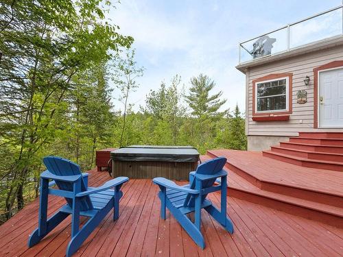 Exterior - 23 Ch. Lockhart, Val-Des-Monts, QC - Outdoor With Deck Patio Veranda