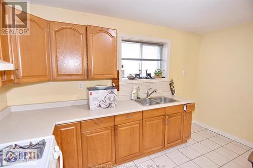 1040 North Talbot, Windsor, ON - Indoor Photo Showing Kitchen With Double Sink