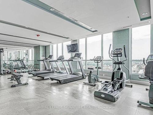 713-80 Esther Lorrie Dr, Toronto, ON - Indoor Photo Showing Gym Room