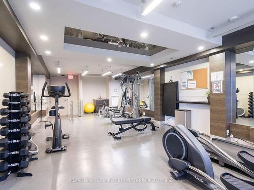 513-60 Annie Craig Dr, Toronto, ON - Indoor Photo Showing Gym Room