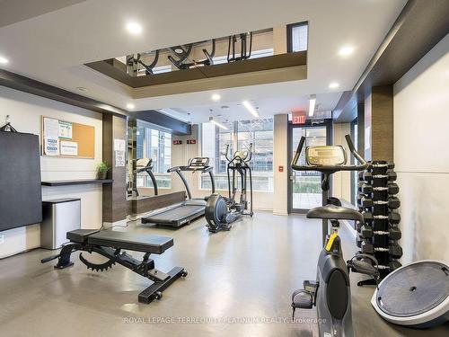 513-60 Annie Craig Dr, Toronto, ON - Indoor Photo Showing Gym Room