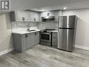 Bsmt - 14 Bairstow Crescent, Halton Hills, ON  - Indoor Photo Showing Kitchen With Double Sink With Upgraded Kitchen 