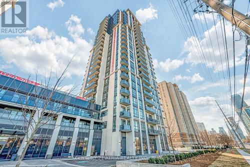 1310 - 202 Burnhamthorpe Road E, Mississauga, ON - Outdoor With Balcony With Facade