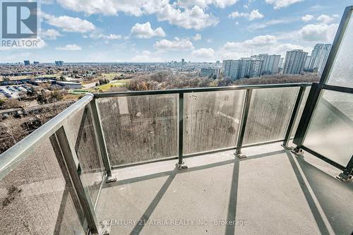 1310 - 202 Burnhamthorpe Road E, Mississauga, ON - Outdoor With Balcony With View