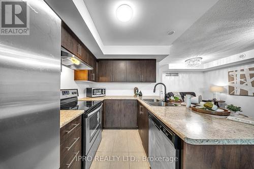 123 - 100 Dufay Road, Brampton, ON - Indoor Photo Showing Kitchen With Double Sink With Upgraded Kitchen