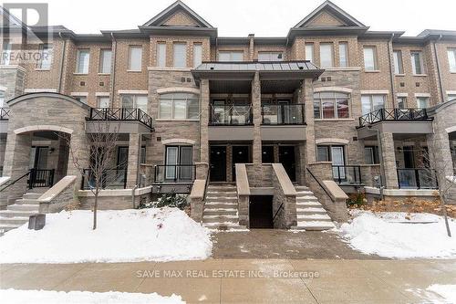 128 - 200 Veterans Drive W, Brampton, ON - Outdoor With Balcony With Facade