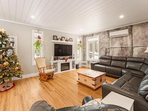 Living room - 124 Rue Des Sittelles, Brigham, QC - Indoor Photo Showing Living Room With Fireplace