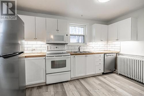 183 Dunlop Street W, Barrie, ON - Indoor Photo Showing Kitchen With Double Sink