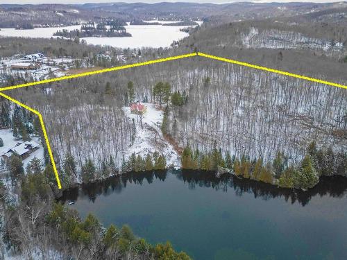 Aerial photo - 1044 Ch. Des Hauteurs, Saint-Hippolyte, QC - Outdoor With Body Of Water With View