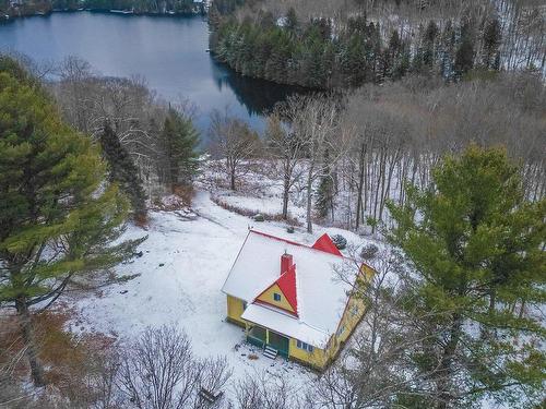 Aerial photo - 1044 Ch. Des Hauteurs, Saint-Hippolyte, QC - Outdoor With Body Of Water With View