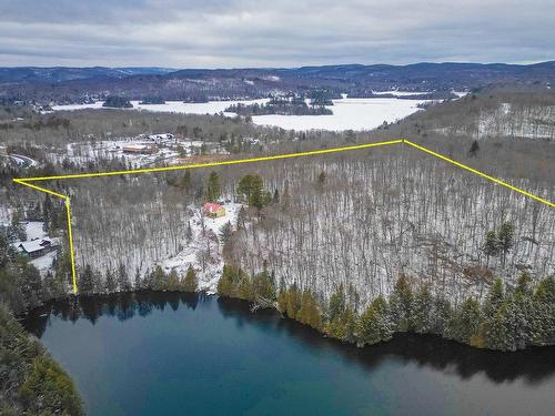 Aerial photo - 1044 Ch. Des Hauteurs, Saint-Hippolyte, QC - Outdoor With Body Of Water With View