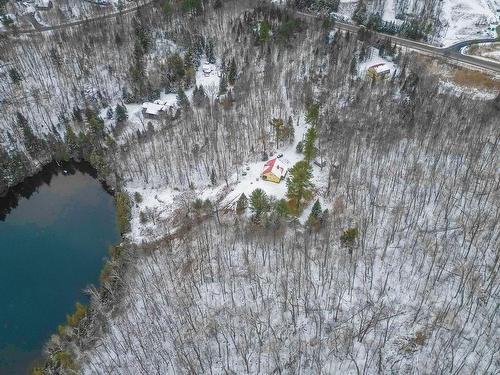 Aerial photo - 1044 Ch. Des Hauteurs, Saint-Hippolyte, QC - Outdoor With Body Of Water With View