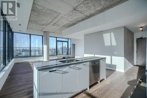 2002 - 195 Mccaul Street, Toronto, ON - Indoor Photo Showing Kitchen With Double Sink