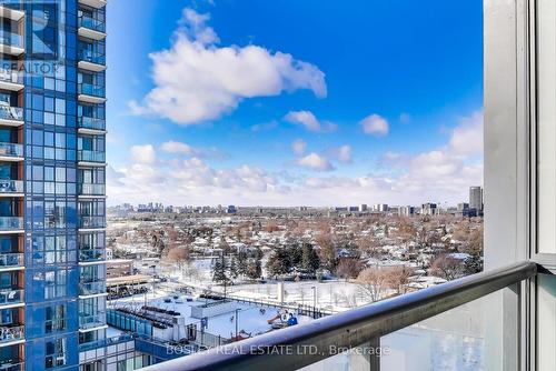 1401 - 20 Thomas Riley Road, Toronto, ON - Outdoor With Balcony