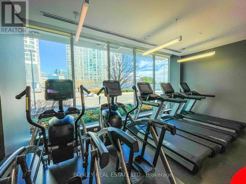 1401 - 20 Thomas Riley Road, Toronto, ON - Indoor Photo Showing Gym Room