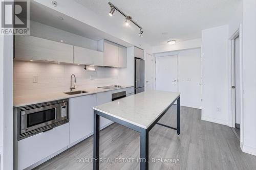 1401 - 20 Thomas Riley Road, Toronto, ON - Indoor Photo Showing Kitchen With Upgraded Kitchen