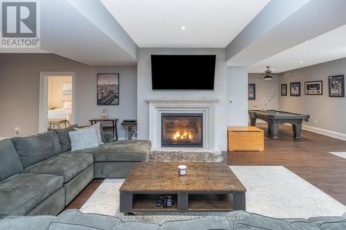 6752 Concession 2, Puslinch, ON - Indoor Photo Showing Living Room With Fireplace