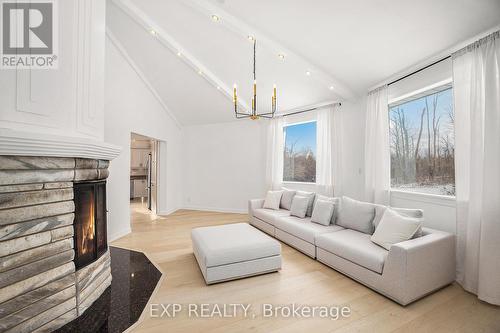 6974 Bank Street, Ottawa, ON - Indoor Photo Showing Living Room With Fireplace