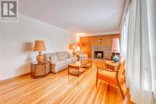 1191 Echo Road, Sarnia, ON - Indoor Photo Showing Living Room With Fireplace