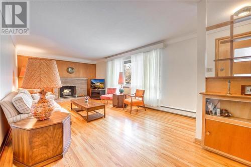 1191 Echo Road, Sarnia, ON - Indoor Photo Showing Living Room With Fireplace