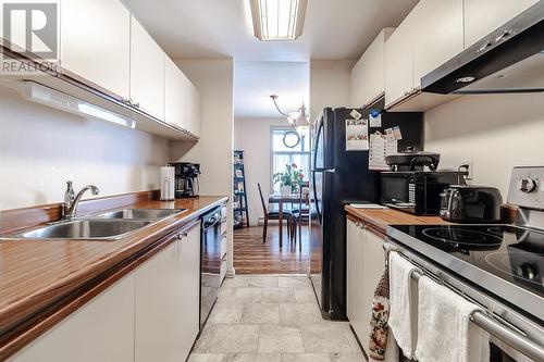 89 Pine St # 301, Sault Ste Marie, ON - Indoor Photo Showing Kitchen With Double Sink