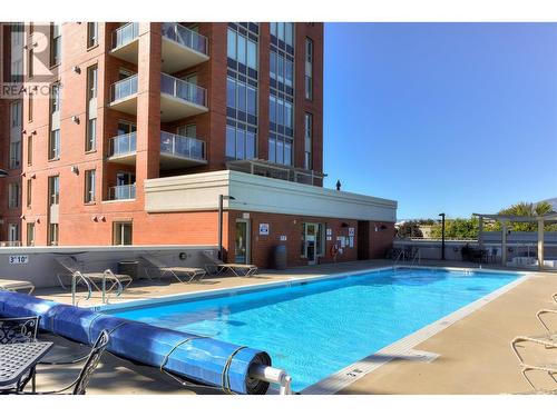 1160 Bernard Avenue Unit# 304, Kelowna, BC - Outdoor With In Ground Pool With Balcony