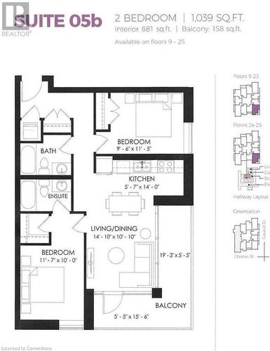 Plan - 60 Charles Street Unit# 2205, Kitchener, ON - Other