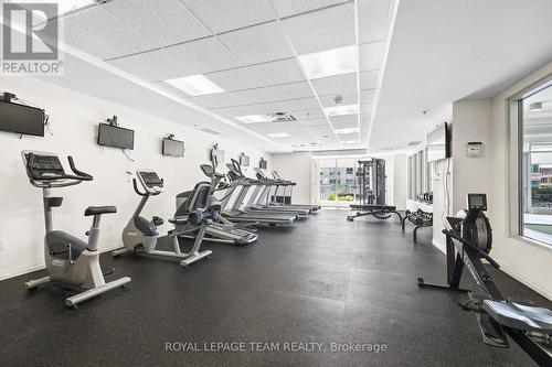 2802 - 195 Besserer Street, Ottawa, ON - Indoor Photo Showing Gym Room