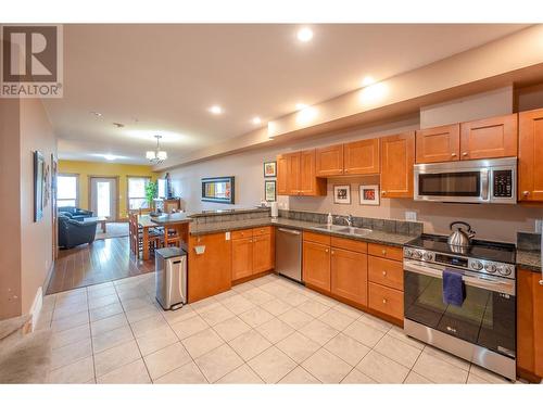 5401 Lakeshore Drive Unit# 104, Osoyoos, BC - Indoor Photo Showing Kitchen With Double Sink