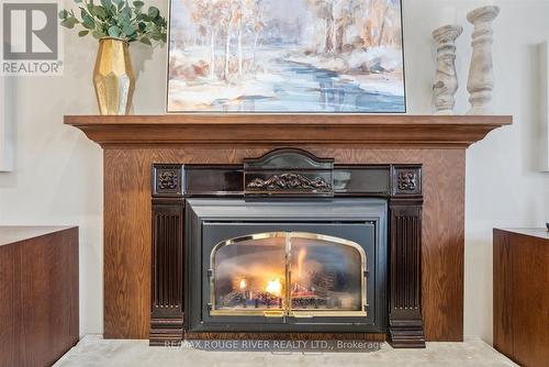 6 Guthrie Crescent, Whitby, ON - Indoor Photo Showing Living Room With Fireplace