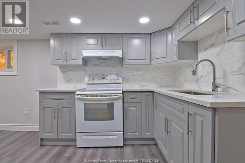 1076 Janette Avenue Unit# Lower, Windsor, ON - Indoor Photo Showing Kitchen