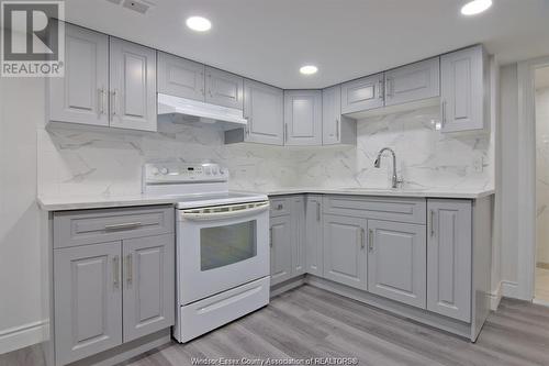 1076 Janette Avenue Unit# Lower, Windsor, ON - Indoor Photo Showing Kitchen