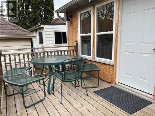 View of deck - 179 Paradise Road N Unit# Upper, Hamilton, ON - Outdoor With Deck Patio Veranda With Exterior