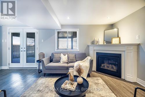 32 Parkins Drive, Ajax (Central), ON - Indoor Photo Showing Living Room With Fireplace