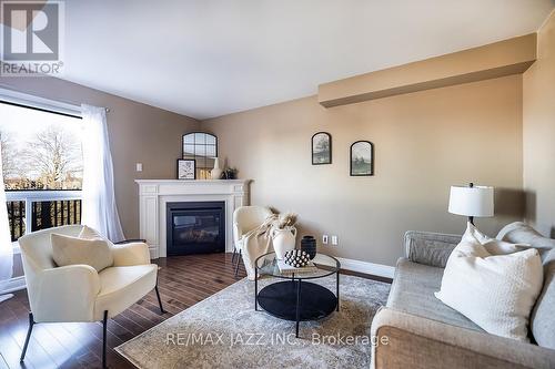 32 Parkins Drive, Ajax (Central), ON - Indoor Photo Showing Living Room With Fireplace