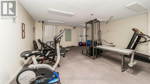 1601 - 3170 Kirwin Avenue, Mississauga (Cooksville), ON - Indoor Photo Showing Gym Room