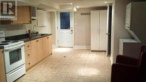 Lower - 48 Kingston Road, Toronto, ON - Indoor Photo Showing Kitchen With Double Sink