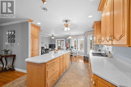 43-45 Foxtrap Access Road, Cbs, NL - Indoor Photo Showing Kitchen With Double Sink