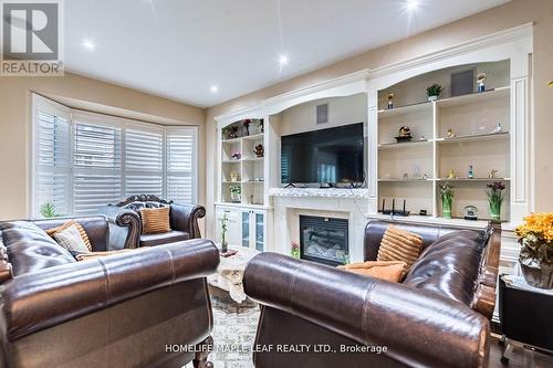 34 Jolana Crescent, Halton Hills, ON - Indoor Photo Showing Living Room With Fireplace