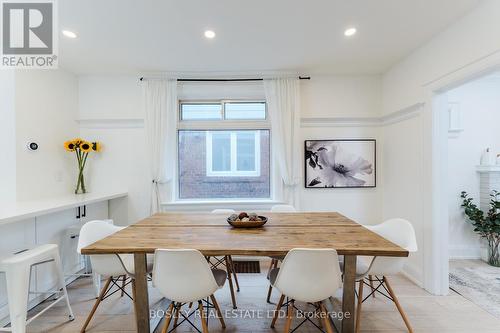 757 Sammon Avenue, Toronto, ON - Indoor Photo Showing Dining Room