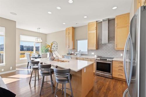 10 Sundog Drive, Winnipeg, MB - Indoor Photo Showing Kitchen With Upgraded Kitchen