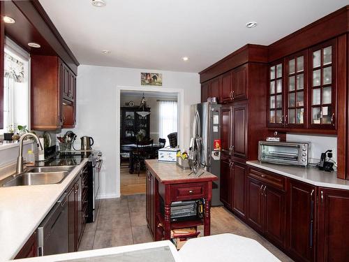 Cuisine - 440 4E Rang O., Saint-Bruno-De-Kamouraska, QC - Indoor Photo Showing Kitchen With Double Sink